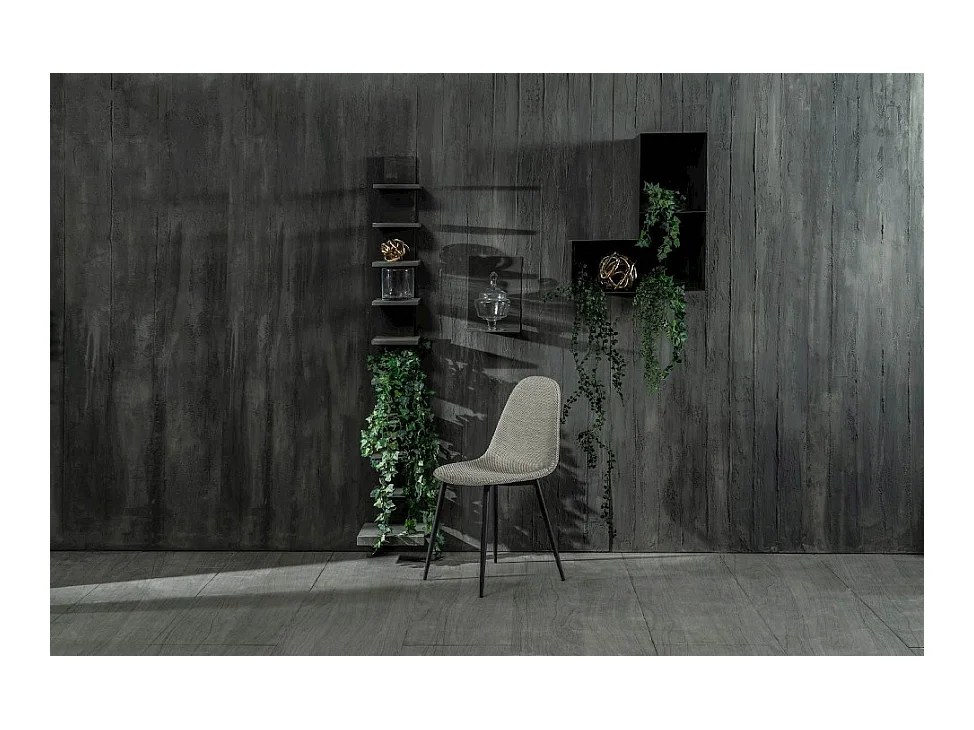 Martina - Silla imitación ratán beige 4 piezas