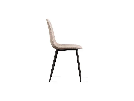 Lot de 4 chaises Martina - Beige, gris