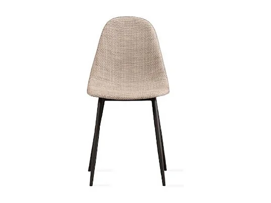 Lot de 4 chaises Martina - Beige, gris