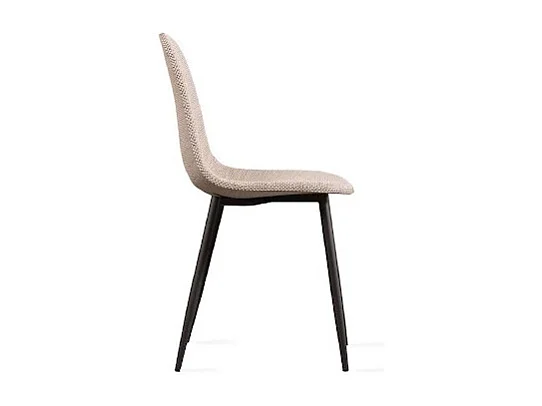 Lot de 4 chaises Martina - Beige, gris