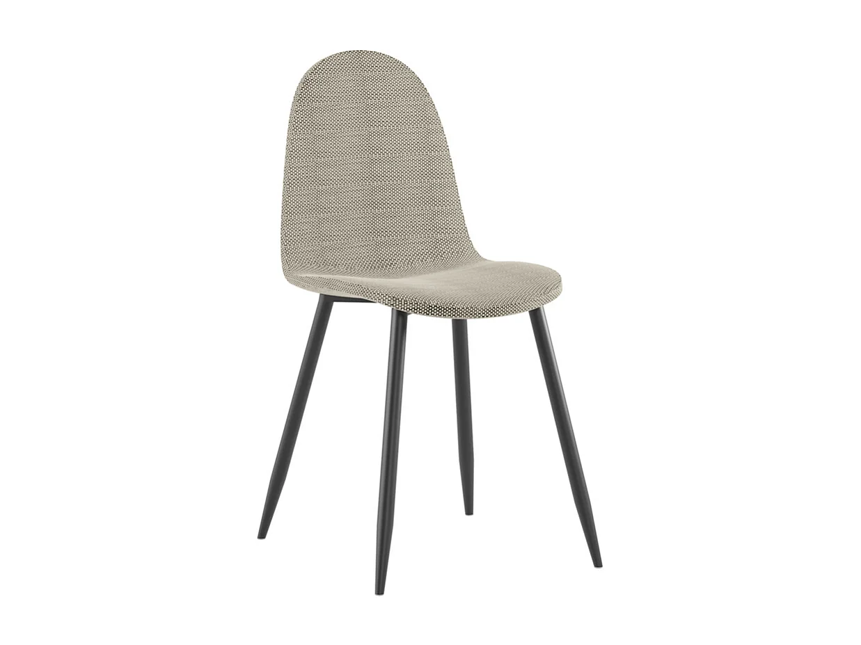 Lot de 4 chaises Martina - Beige, gris