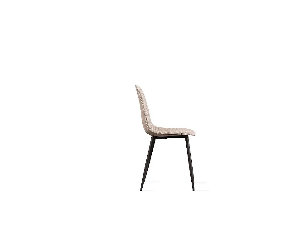 Lot de 4 chaises Martina - Beige, gris