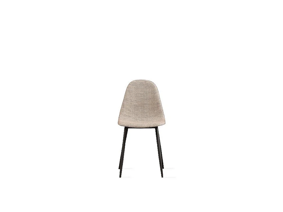 Lot de 4 chaises Martina - Beige, gris
