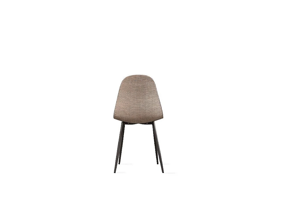 Lot de 4 chaises Martina - Beige, gris