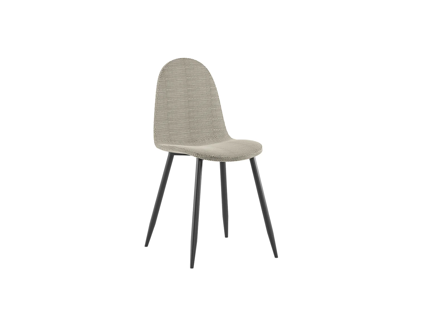 Lot de 4 chaises Martina - Beige, gris