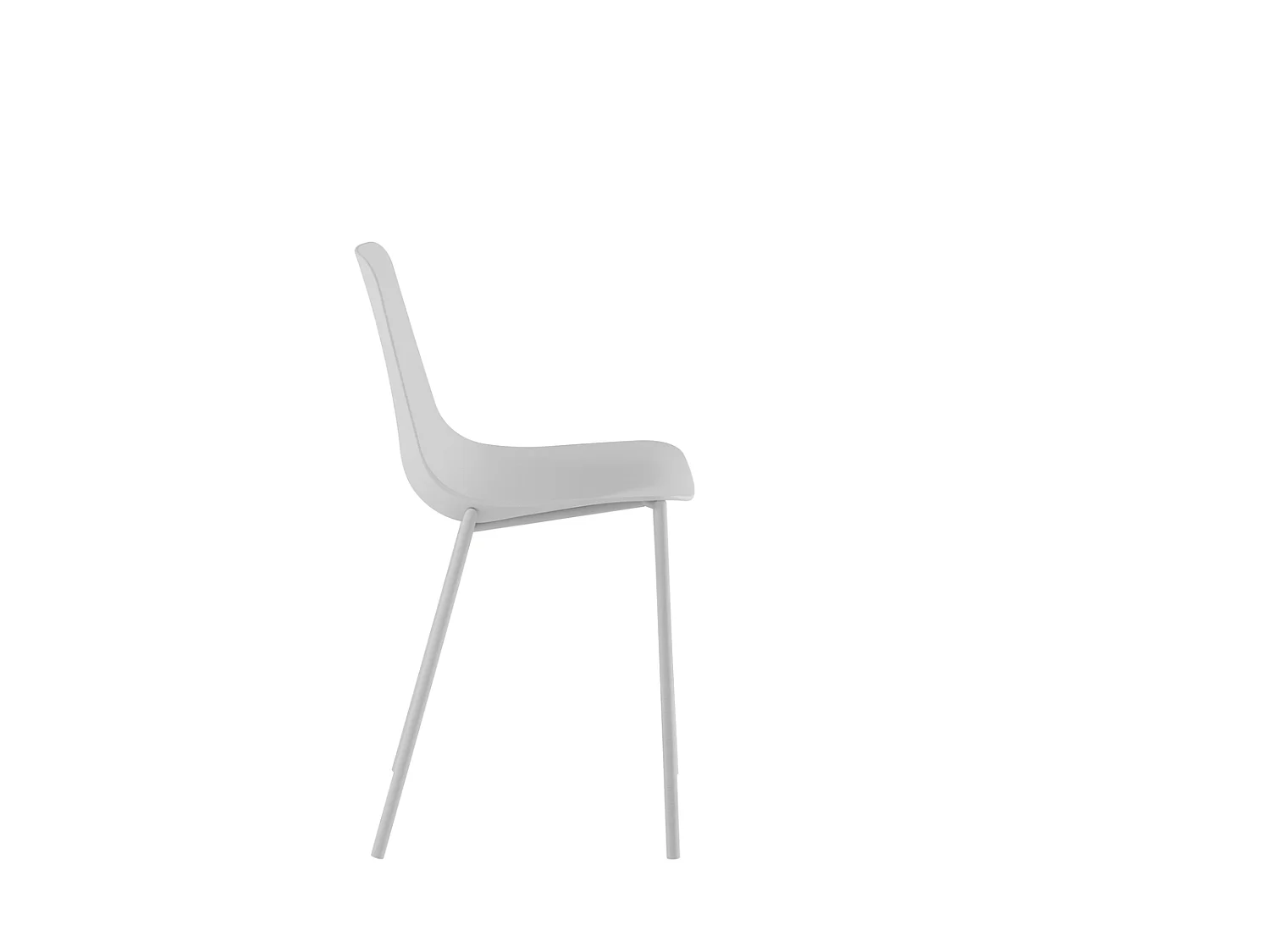 Lot de 4 chaises Frida - Blanc