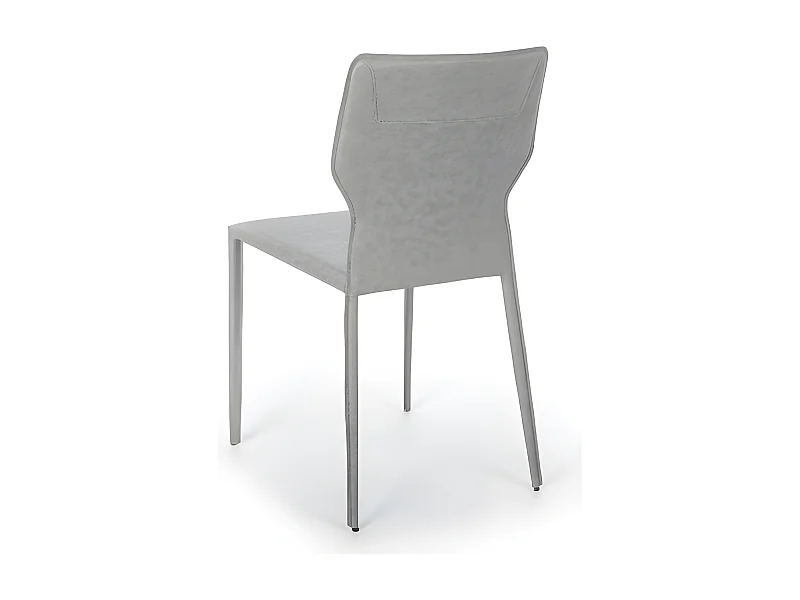 Lot de 2 chaises Kim - Gris