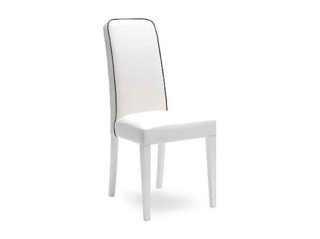 Lot de 2 chaises Anita - Blanc, Gris