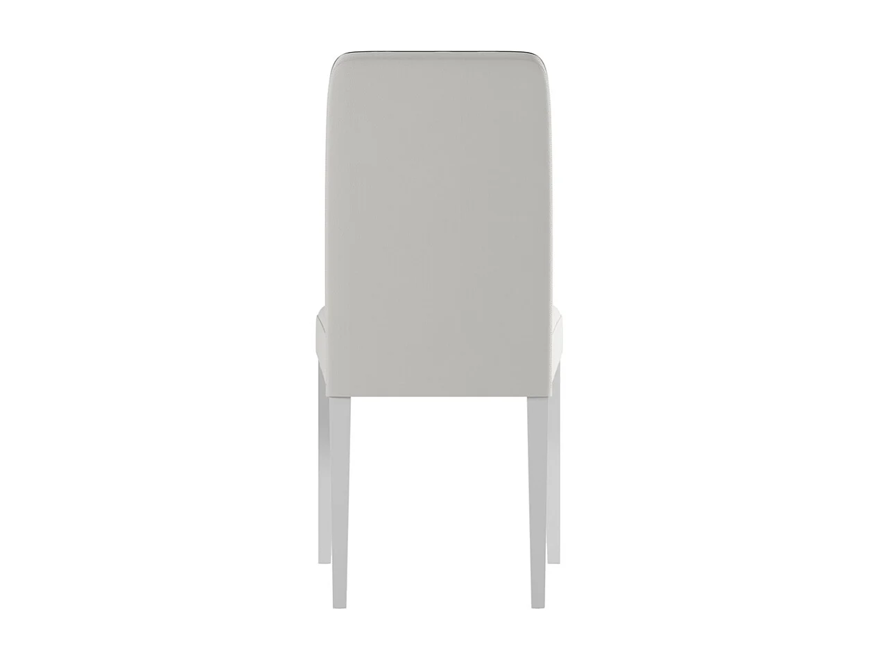 Lot de 2 chaises Anita - Blanc, Gris