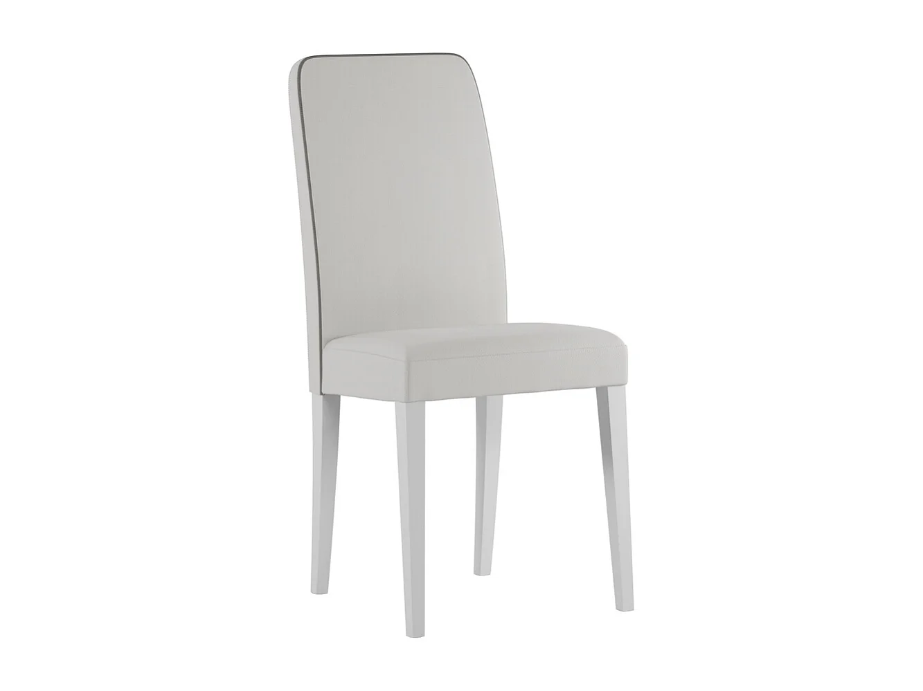 Lot de 2 chaises Anita - Blanc, Gris