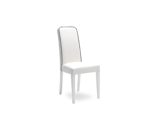 Lot de 2 chaises Anita - Blanc, Gris