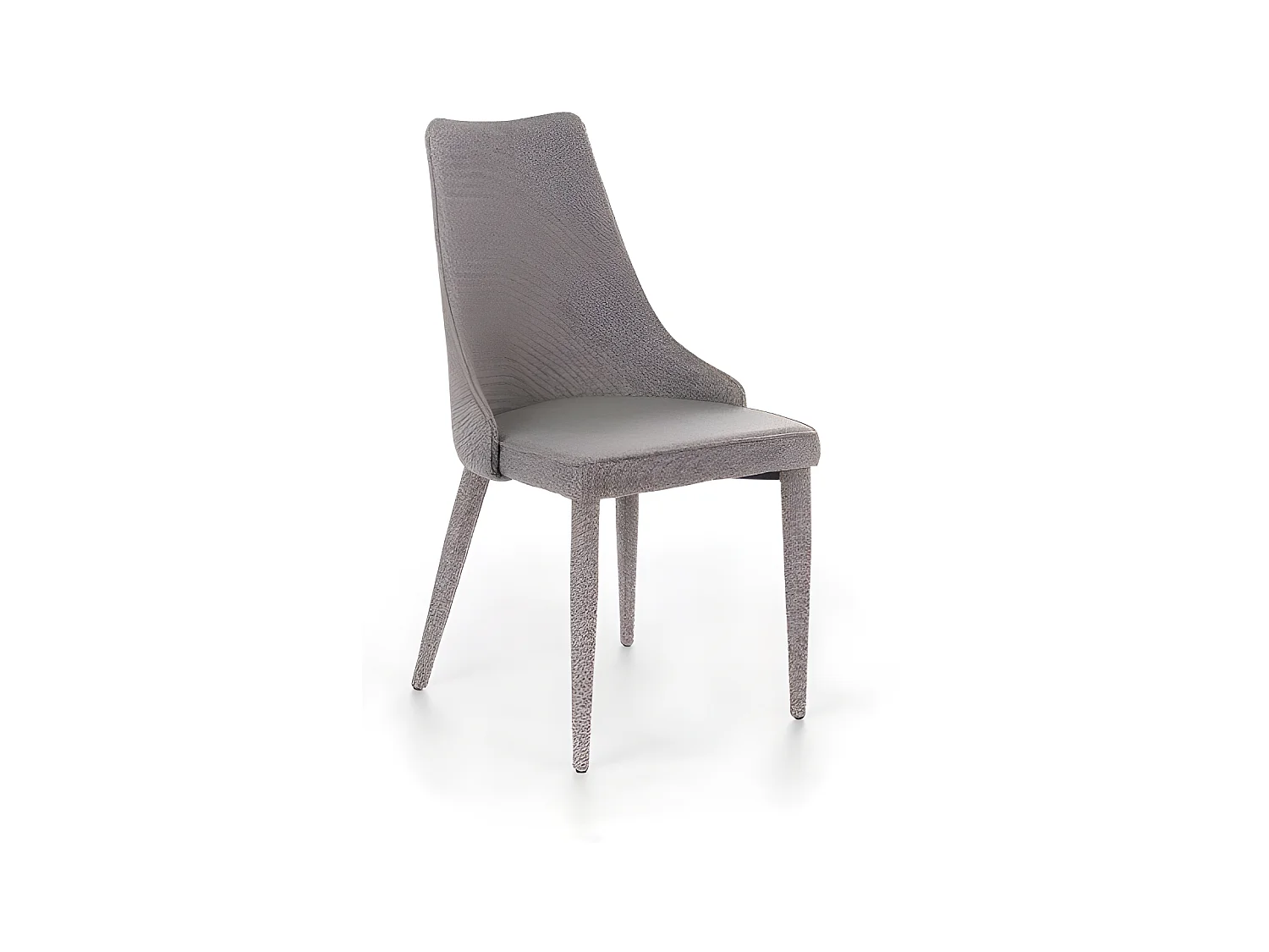 Myriam - Grijze stoffen stoel 2 st