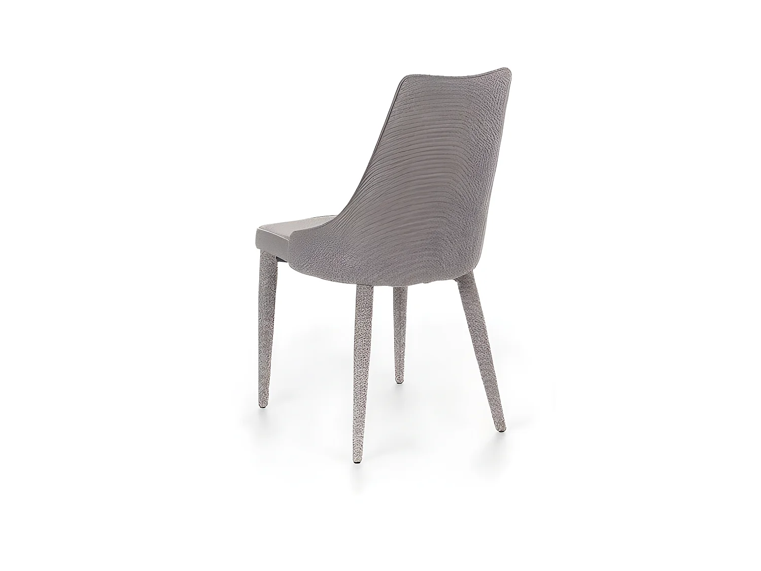 Myriam - Grijze stoffen stoel 2 st