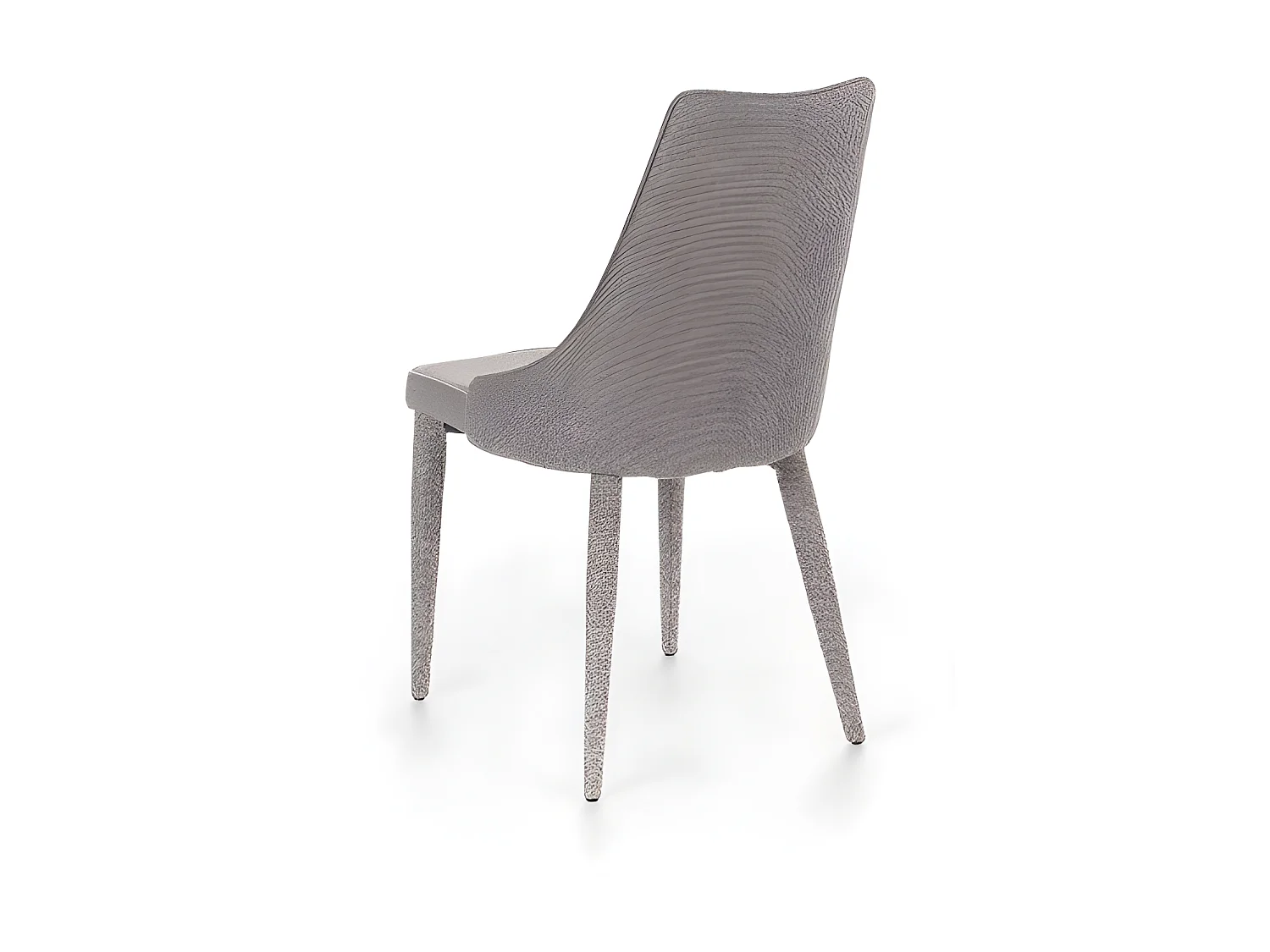 Myriam - Grijze stoffen stoel 2 st