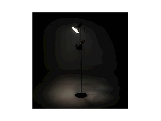 Hadar - Zwart metalen vloerlamp