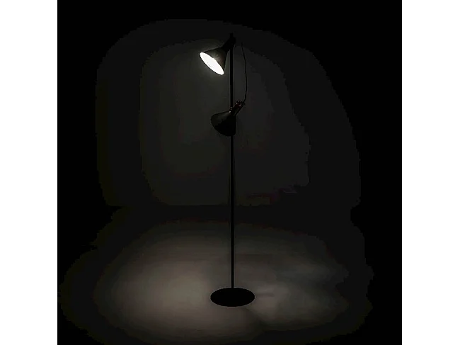 Hadar - Candeeiro de pé em metal preto