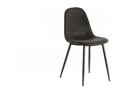 Silla de piel sintética 44 cm x 50 cm H. 84 cm 4 piezas