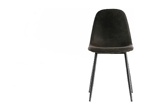 Silla de piel sintética 44 cm x 50 cm H. 84 cm 4 piezas