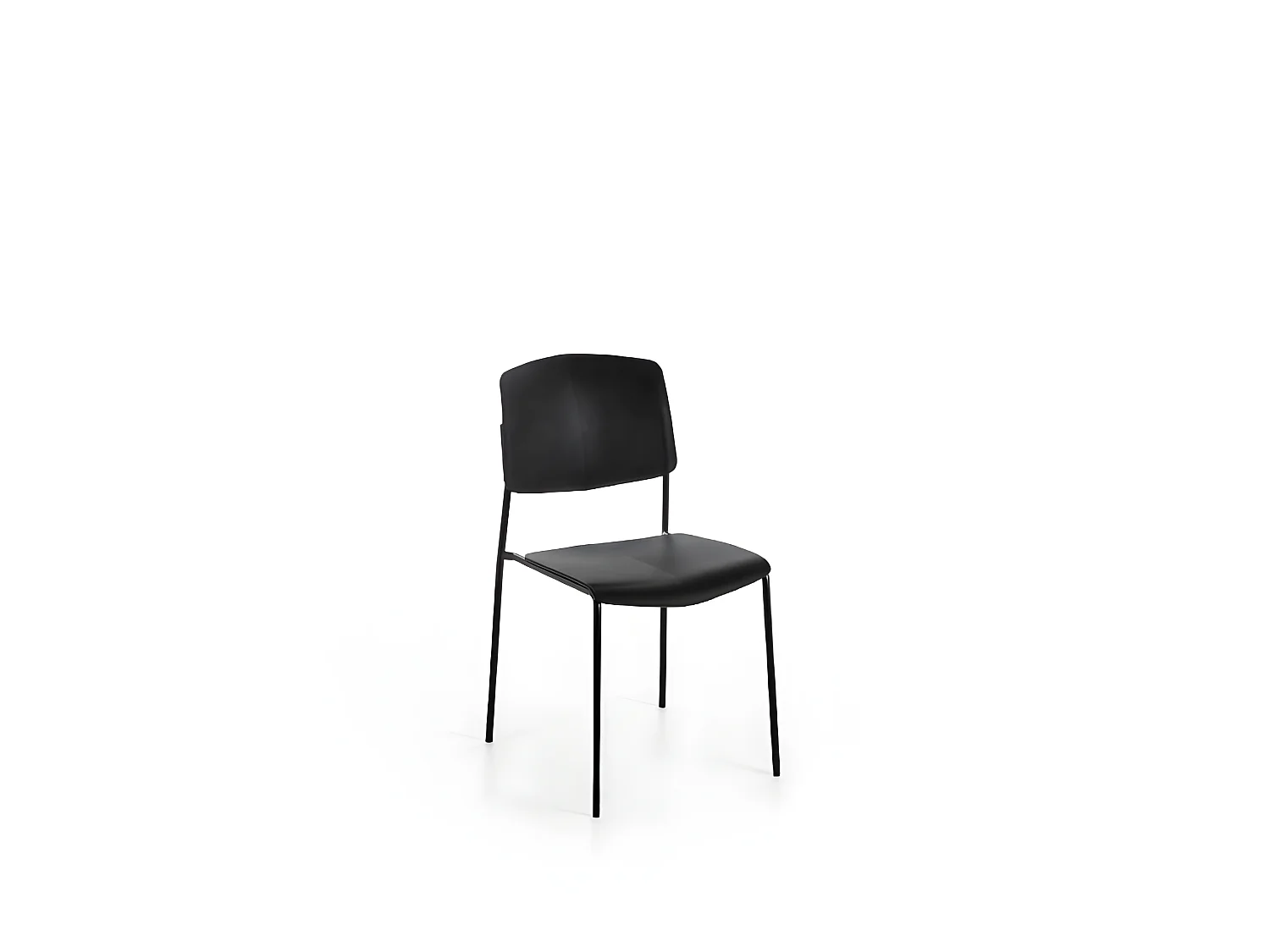 Lot de 4 chaises Mars - Noir
