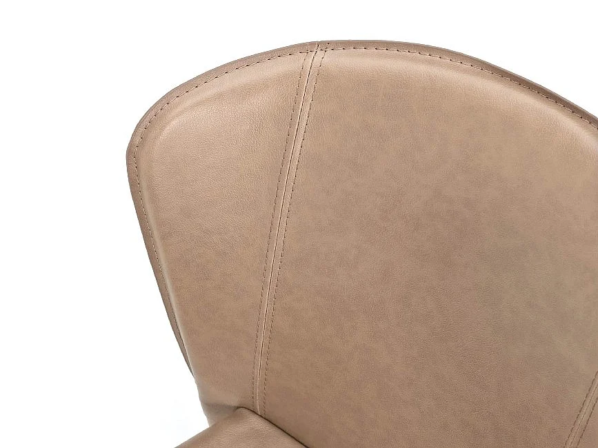 Break - Sedia in ecopelle tortora 4 pz