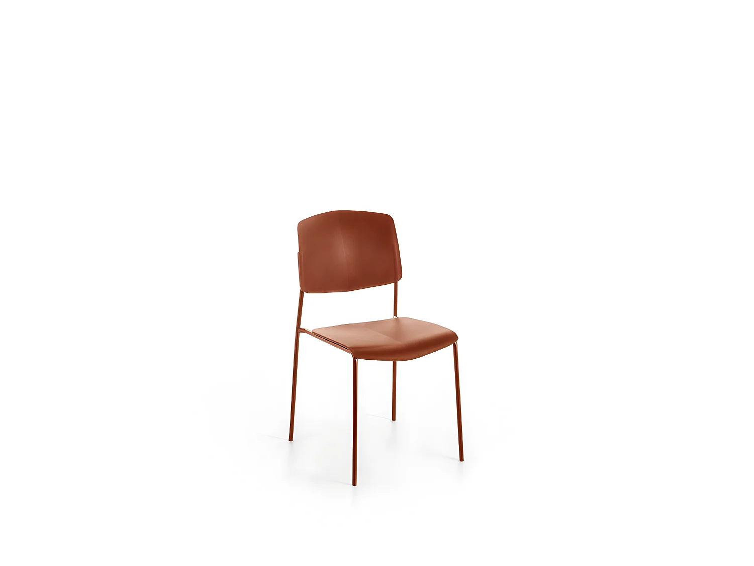 Lot de 4 chaises Mars - Orange