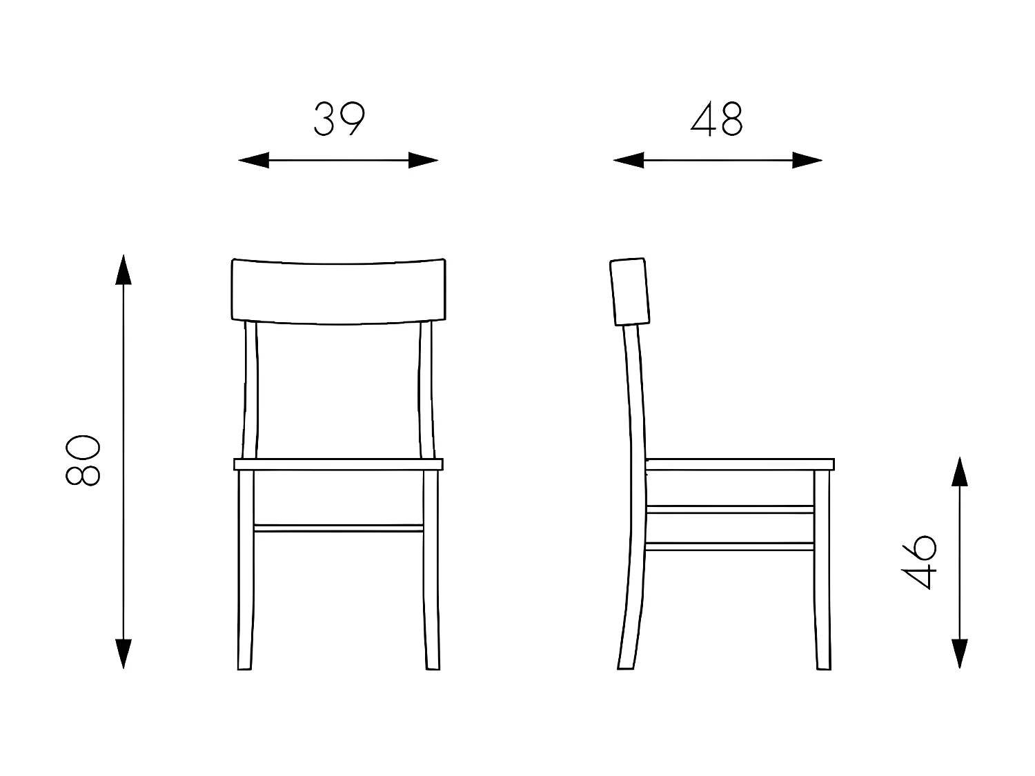 Lot de 2 chaises Brera - Blanc