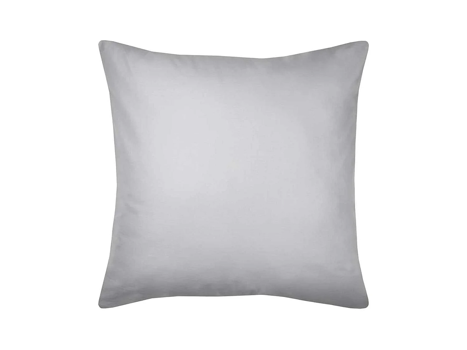Une Taie d'oreiller Couleur Gris Perle en coton Bio