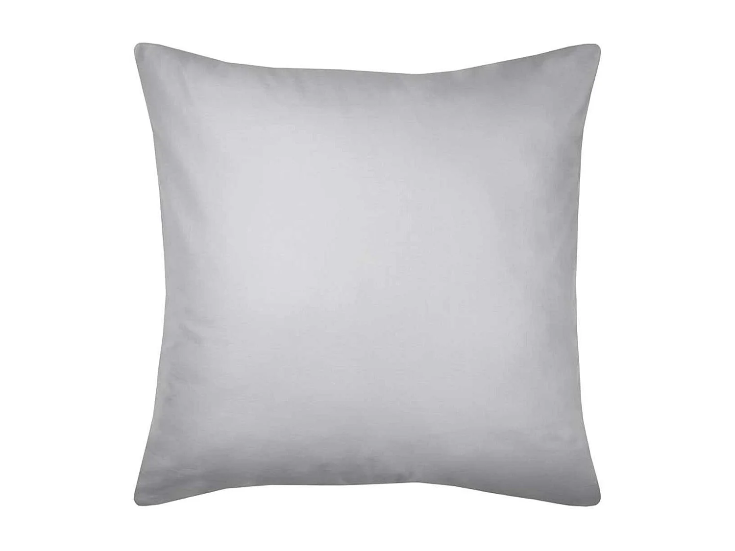 Einfarbiger Kissenbezug aus Bio-Baumwolle