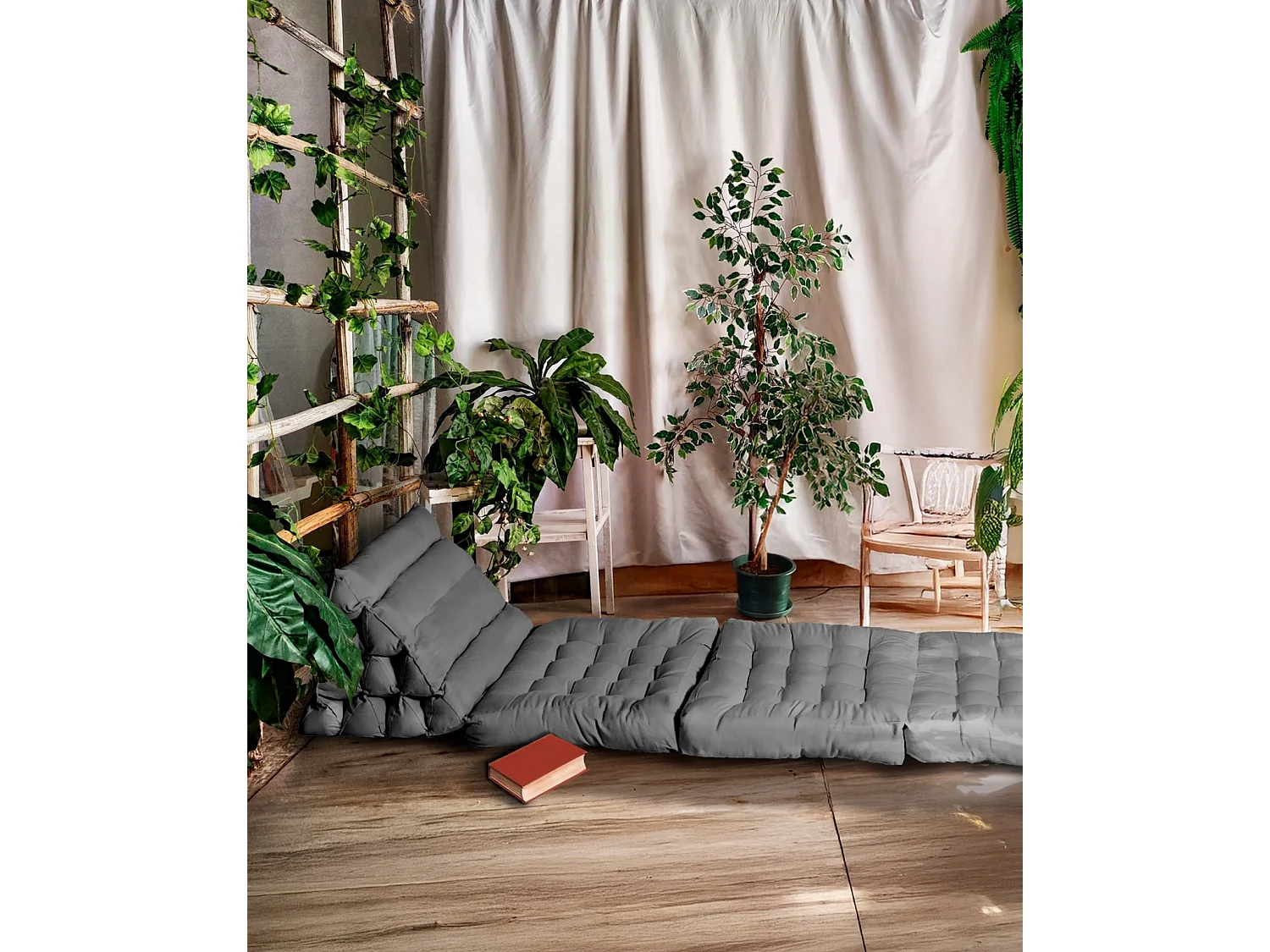 Colchón de suelo modular gris oscuro PYRAMIDE - SACASA