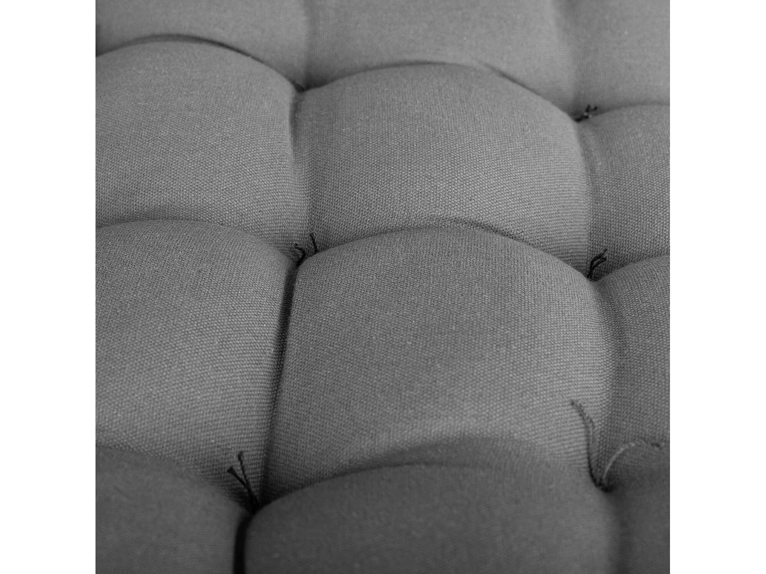 Matelas de sol modulaire 1 place en polyuréthane gris foncé