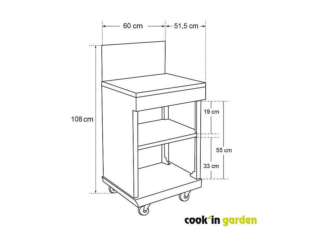 Dressoir DESSERTE FIDGI