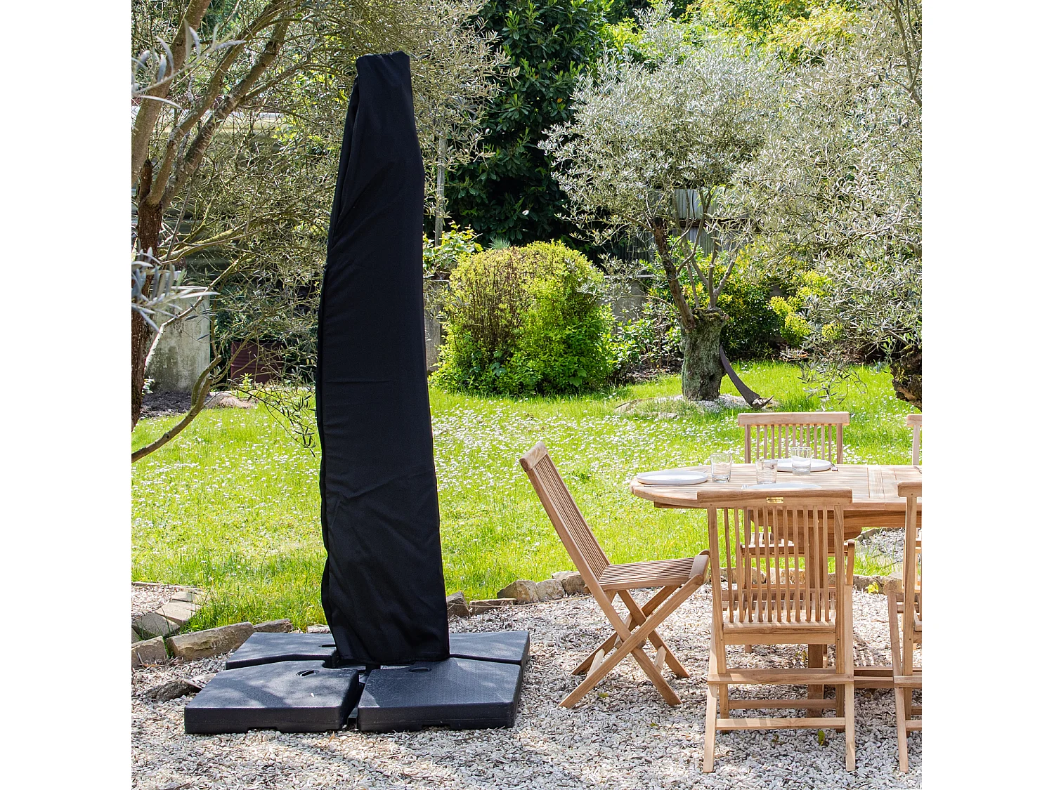 218cm hoes voor offset parasol