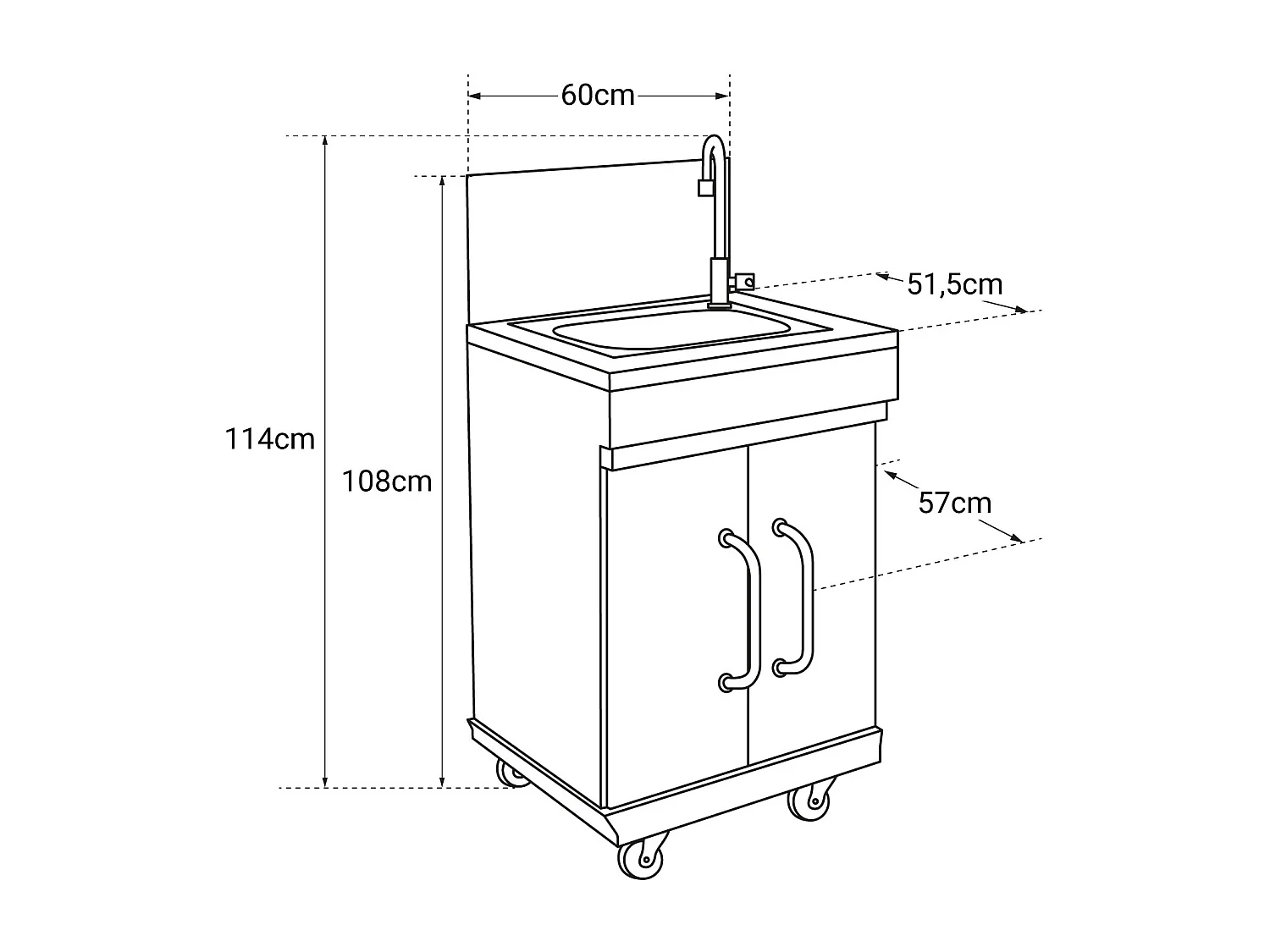 Dressoir Wastafel FIDGI