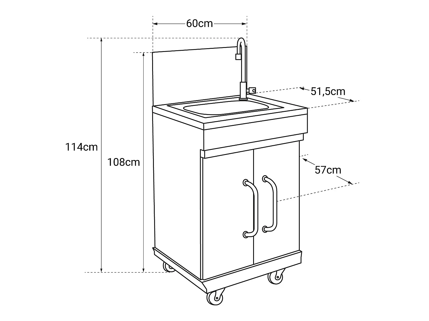 Dressoir Wastafel FIDGI