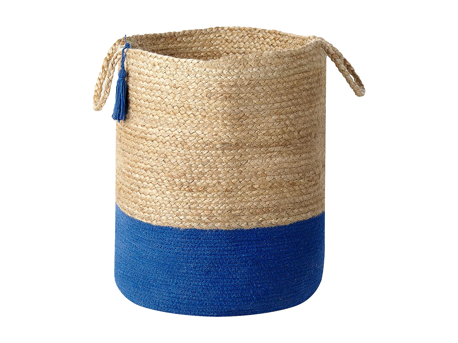Lot de 2 paniers GAJAR Jute Bleu marine