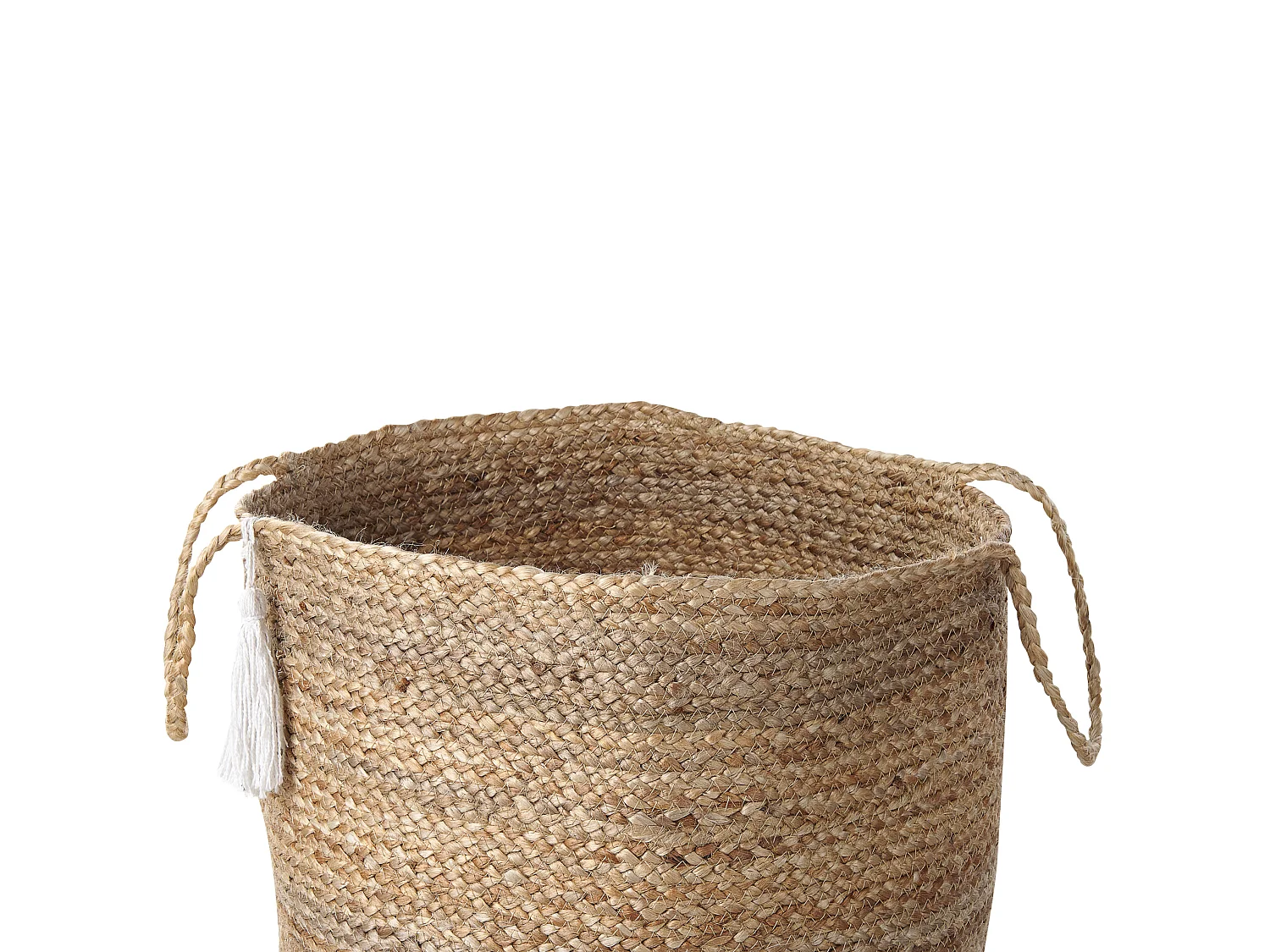 Lot de 2 paniers GAJAR Jute Blanc