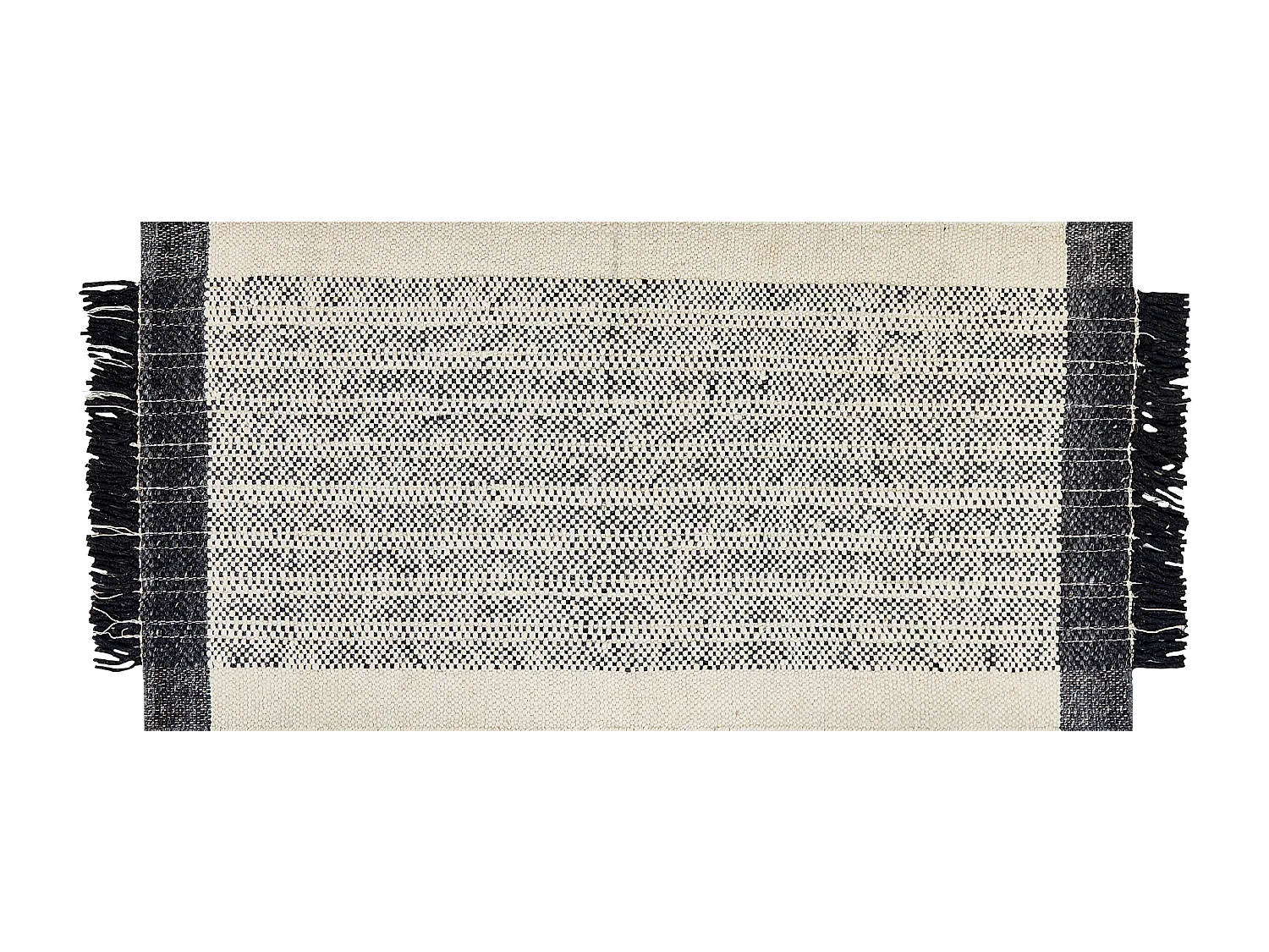 Tapis KETENLI Blanc 80 x 150 cm Laine