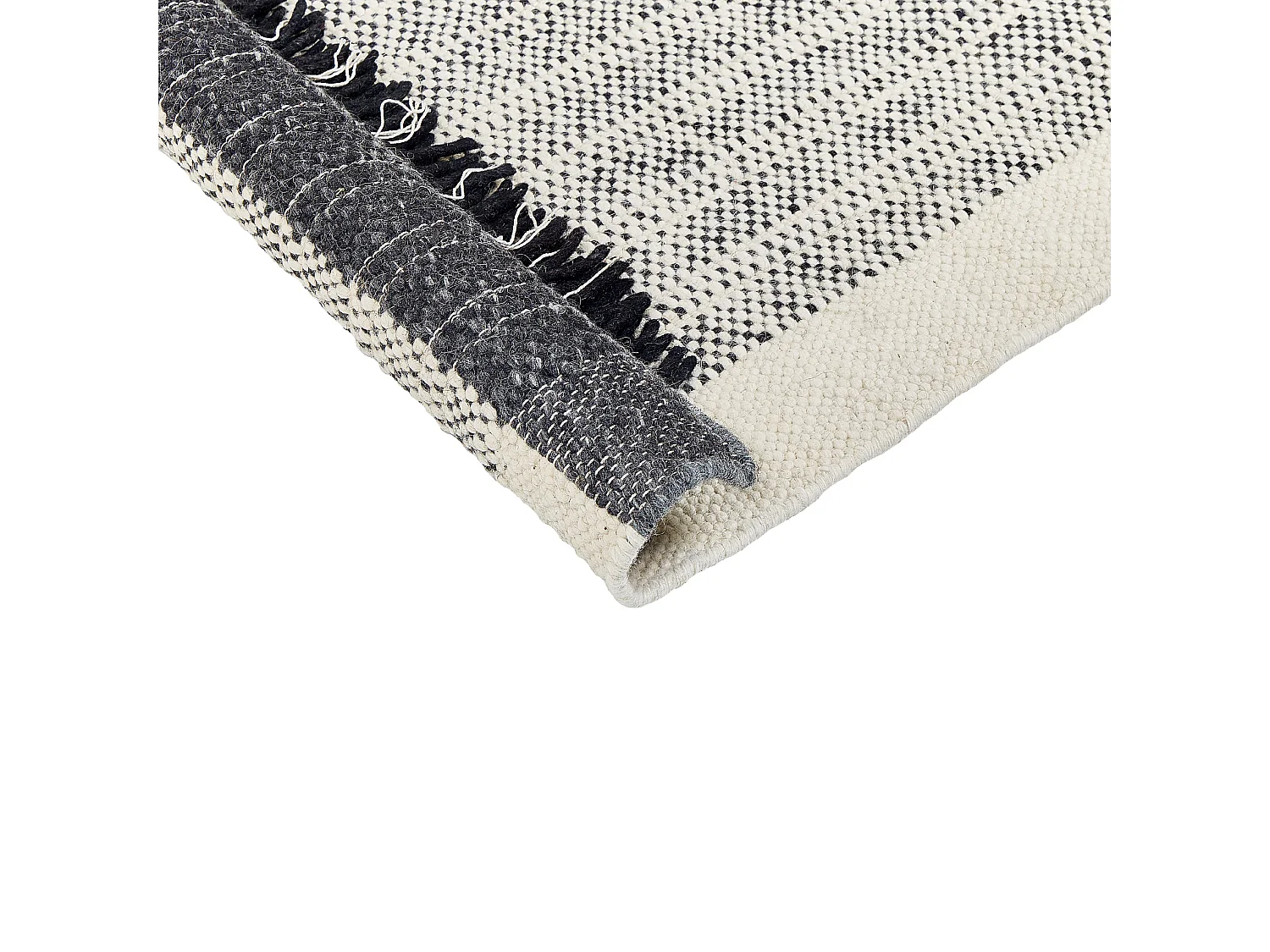 Tapis KETENLI Blanc 140 x 200 cm Laine