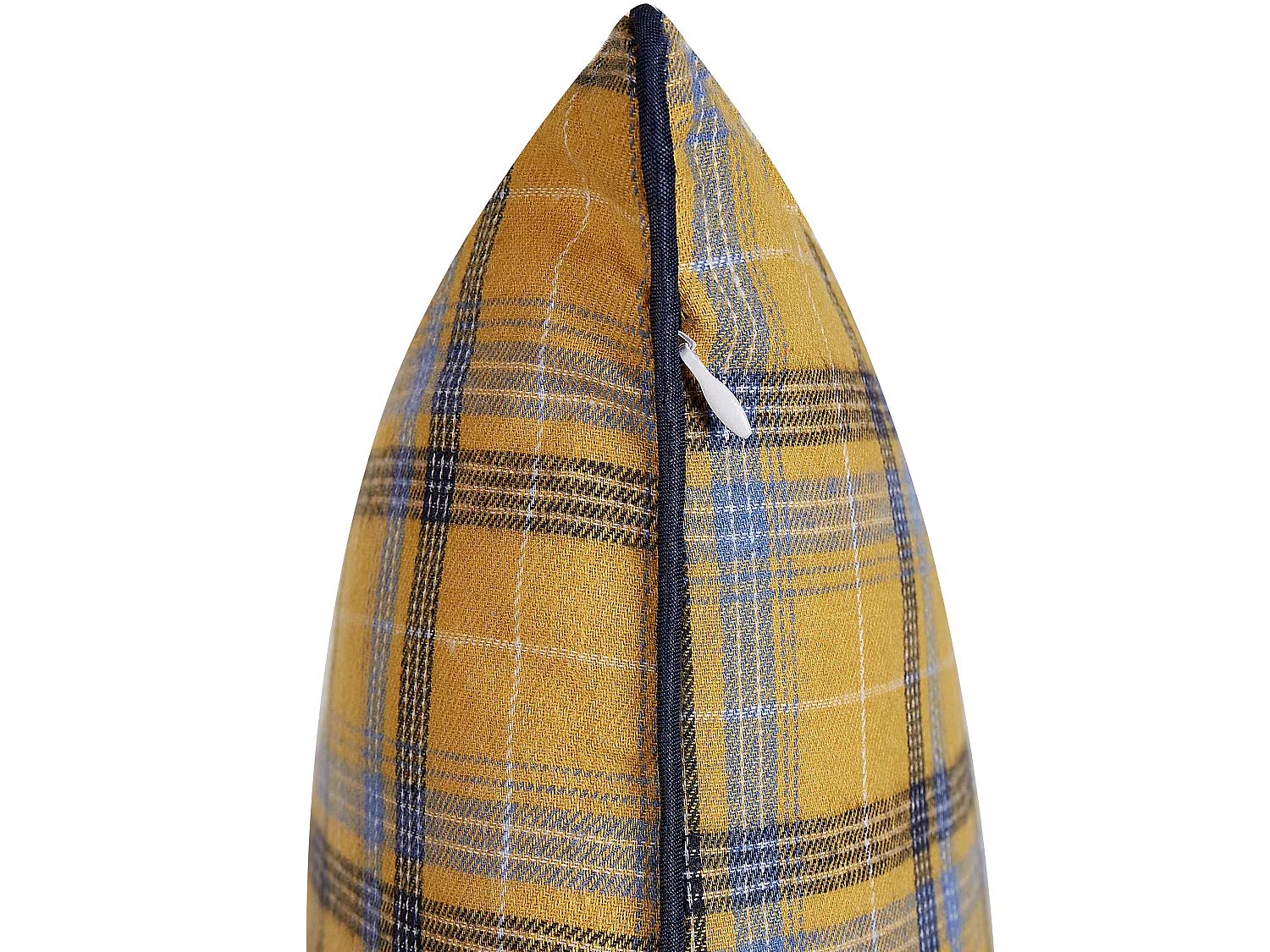 Almofada decorativa DICENTRA 45 x 45 cm Amarelo Quadriculado