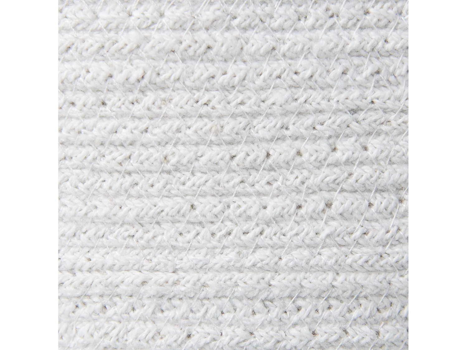 Lot de 3 paniers BASIMA Coton Blanc