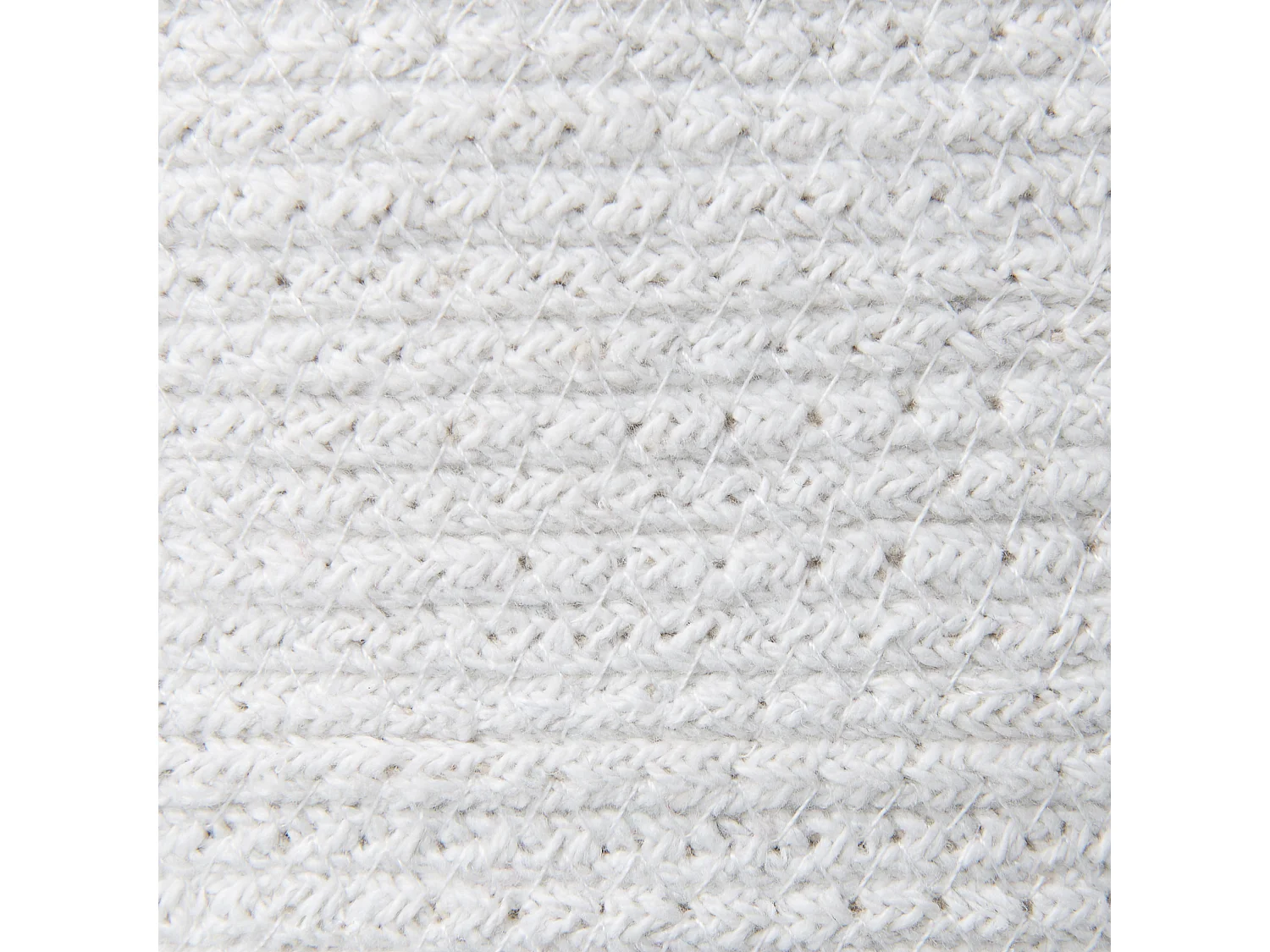 Lot de 3 paniers BASIMA Coton Blanc