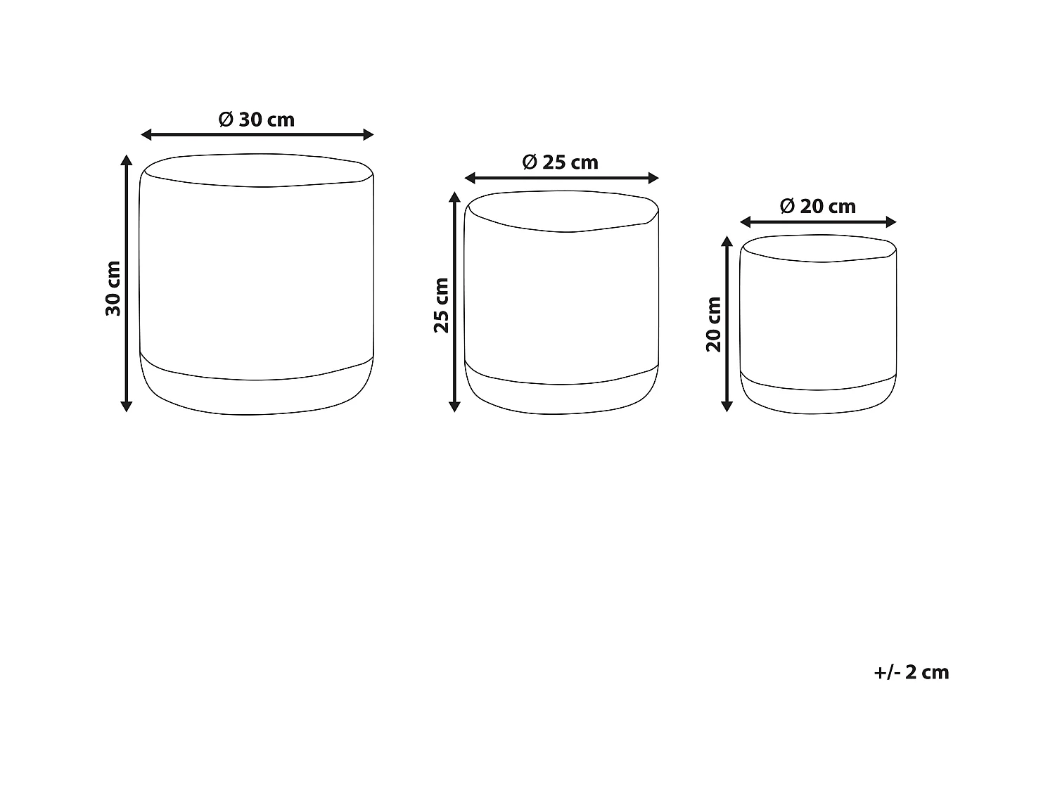 Aufbewahrungskorb 3er Set Baumwolle Jute Behälter Grau und Beige Basima