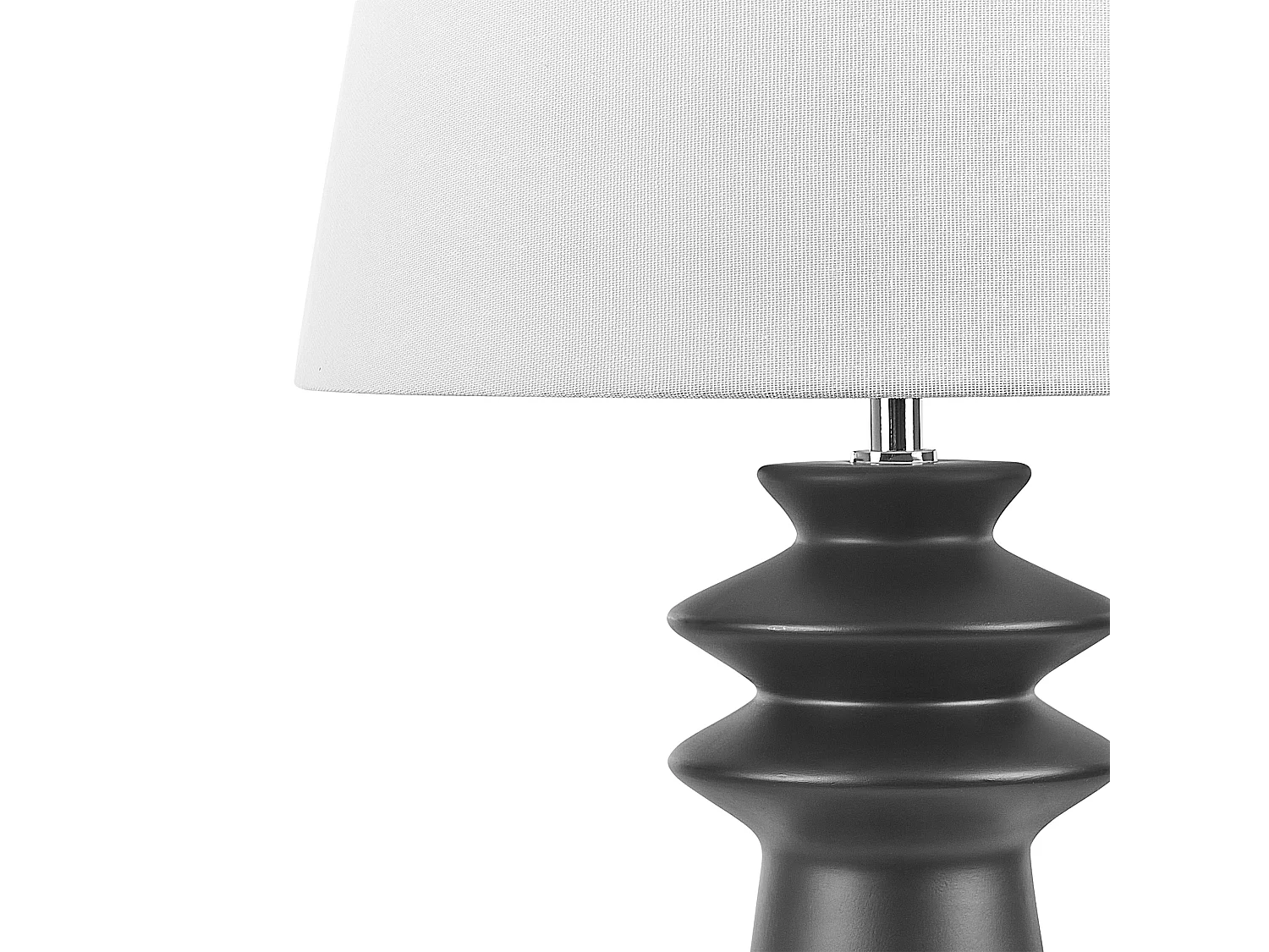 Lampe à poser en céramique noire MORANT