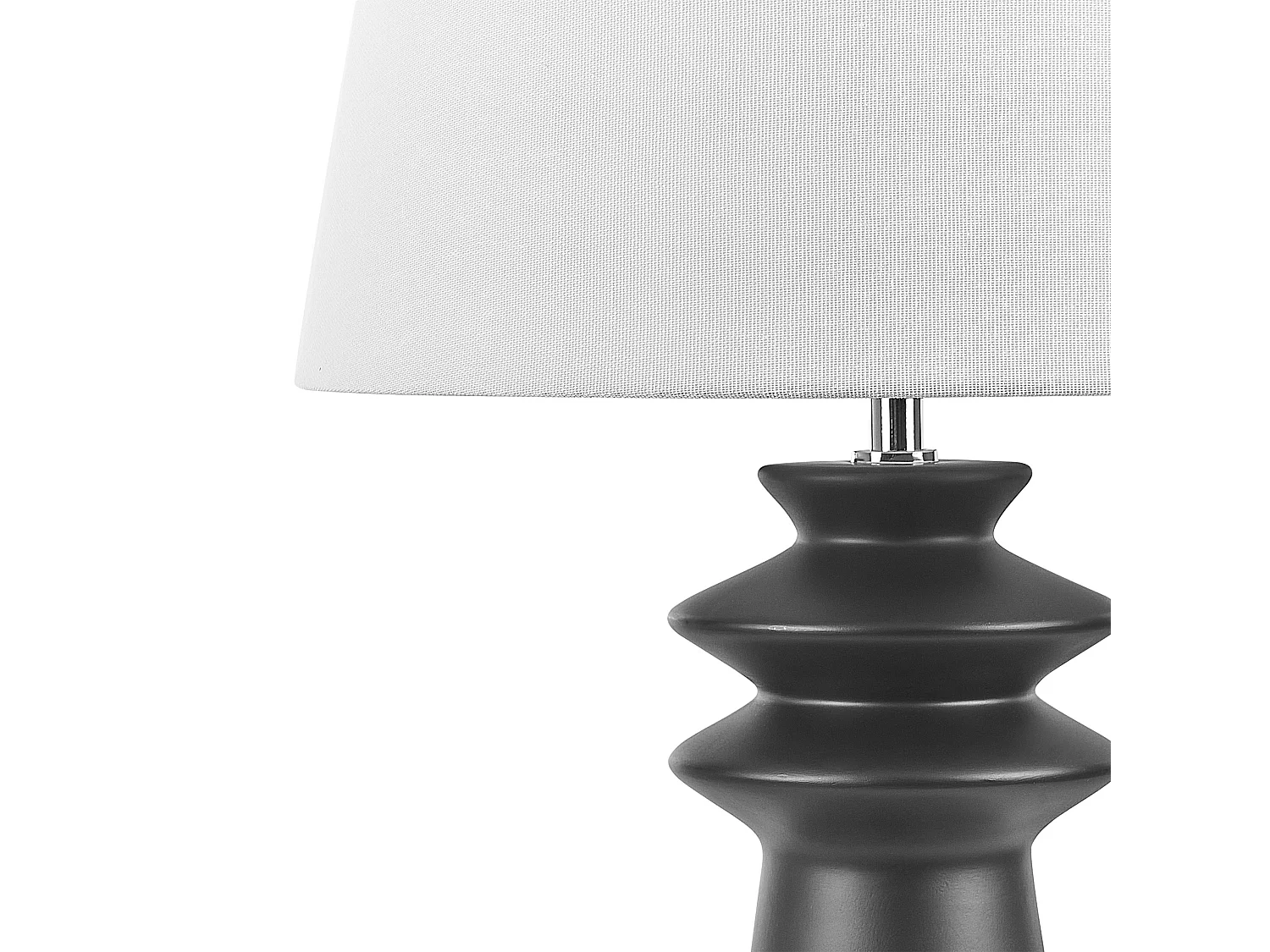 Lampe à poser en céramique noire MORANT