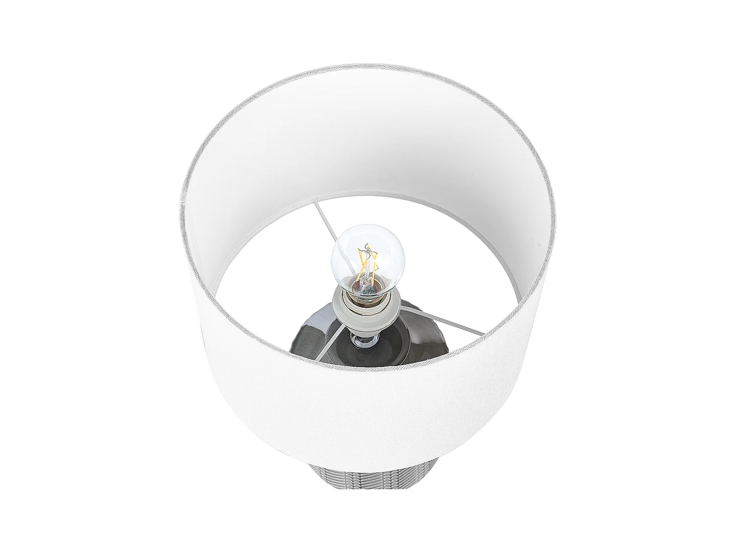 Lámpara de mesa ESPERANCE Cerámica Gris