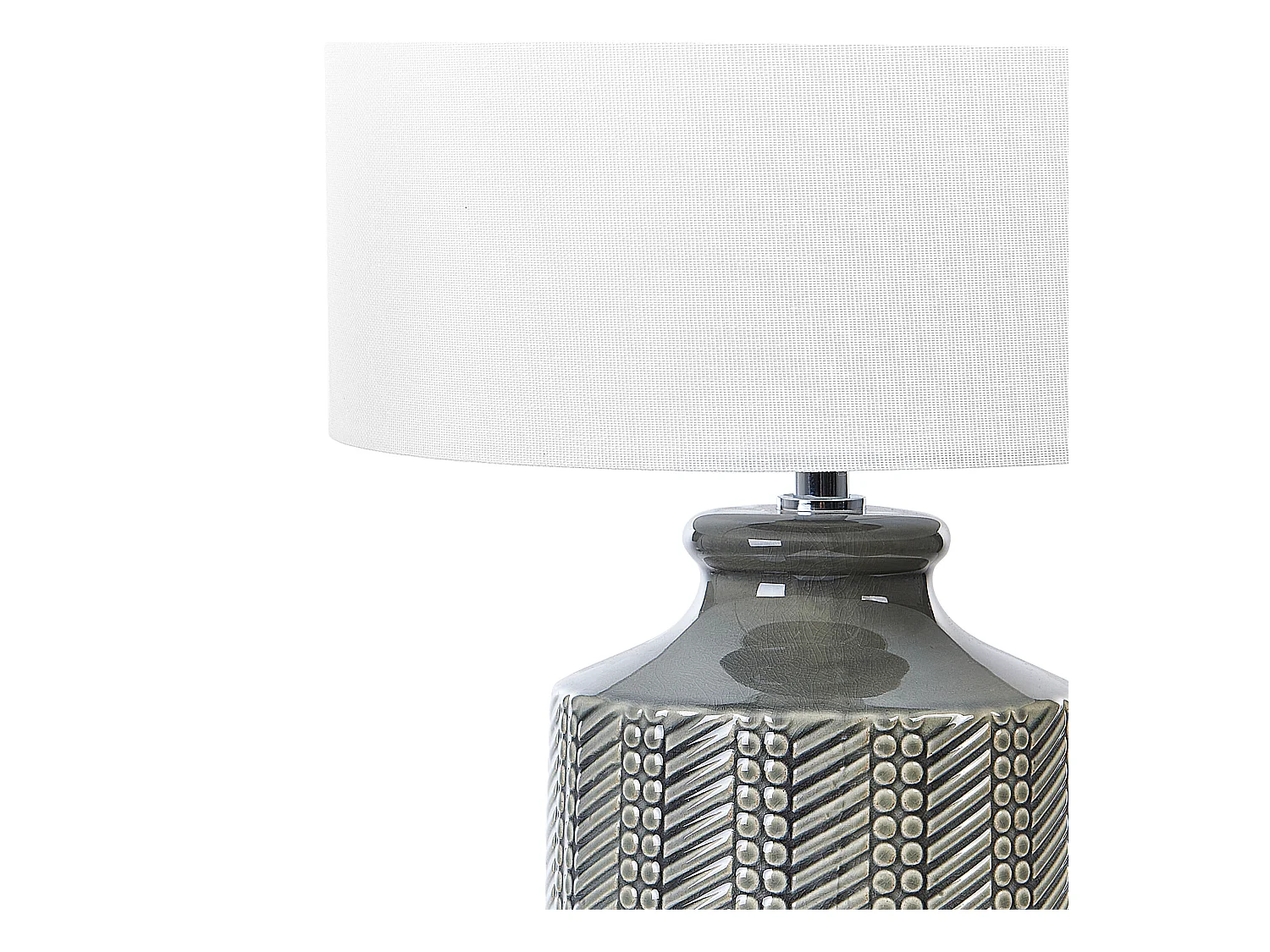 Lámpara de mesa ESPERANCE Cerámica Gris