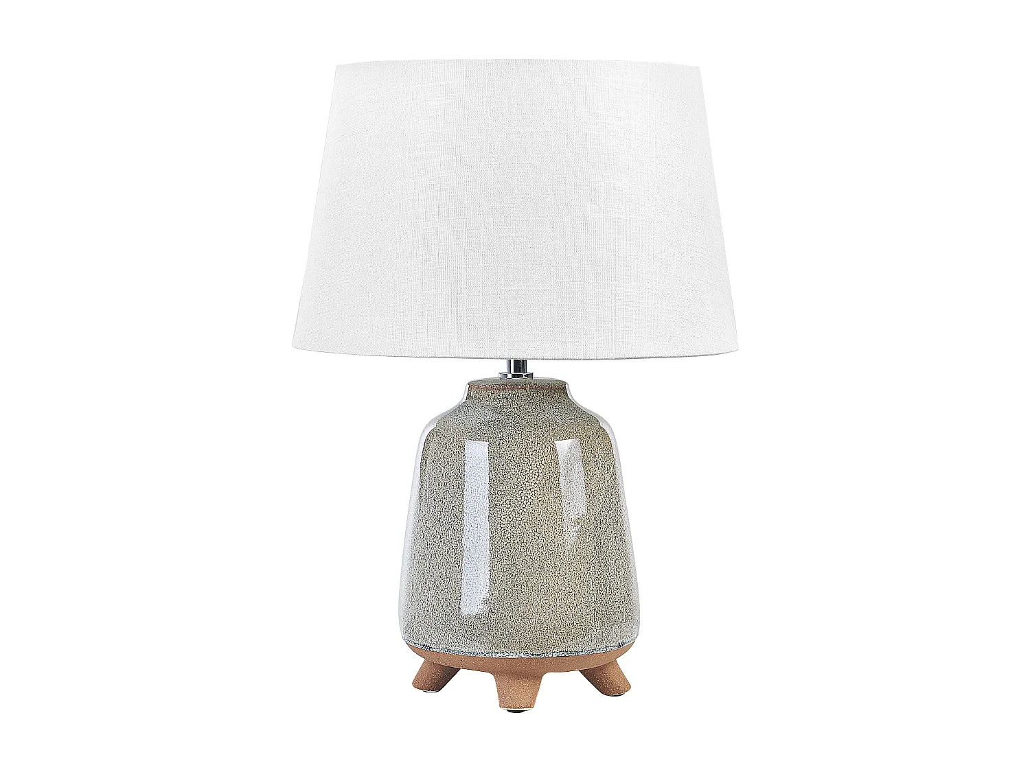 Tafellamp FAJARDO Keramiek Grijs