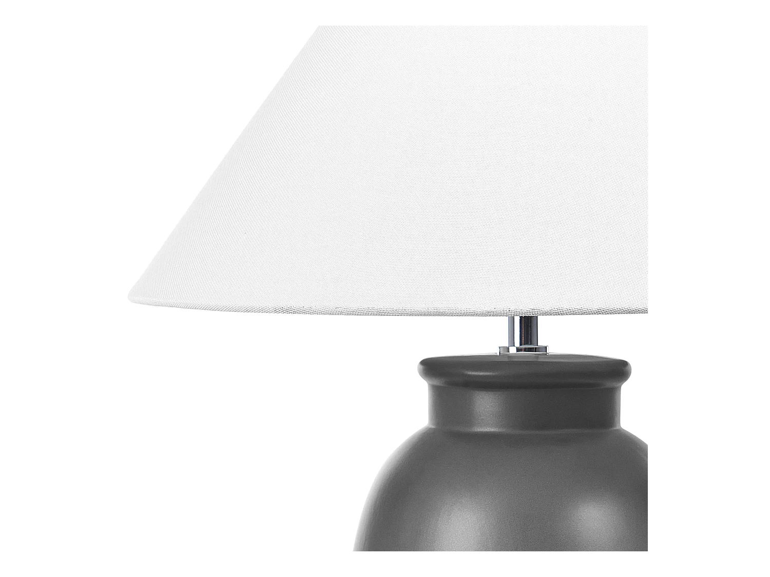 Tischleuchte PATILLAS Keramik Schwarz