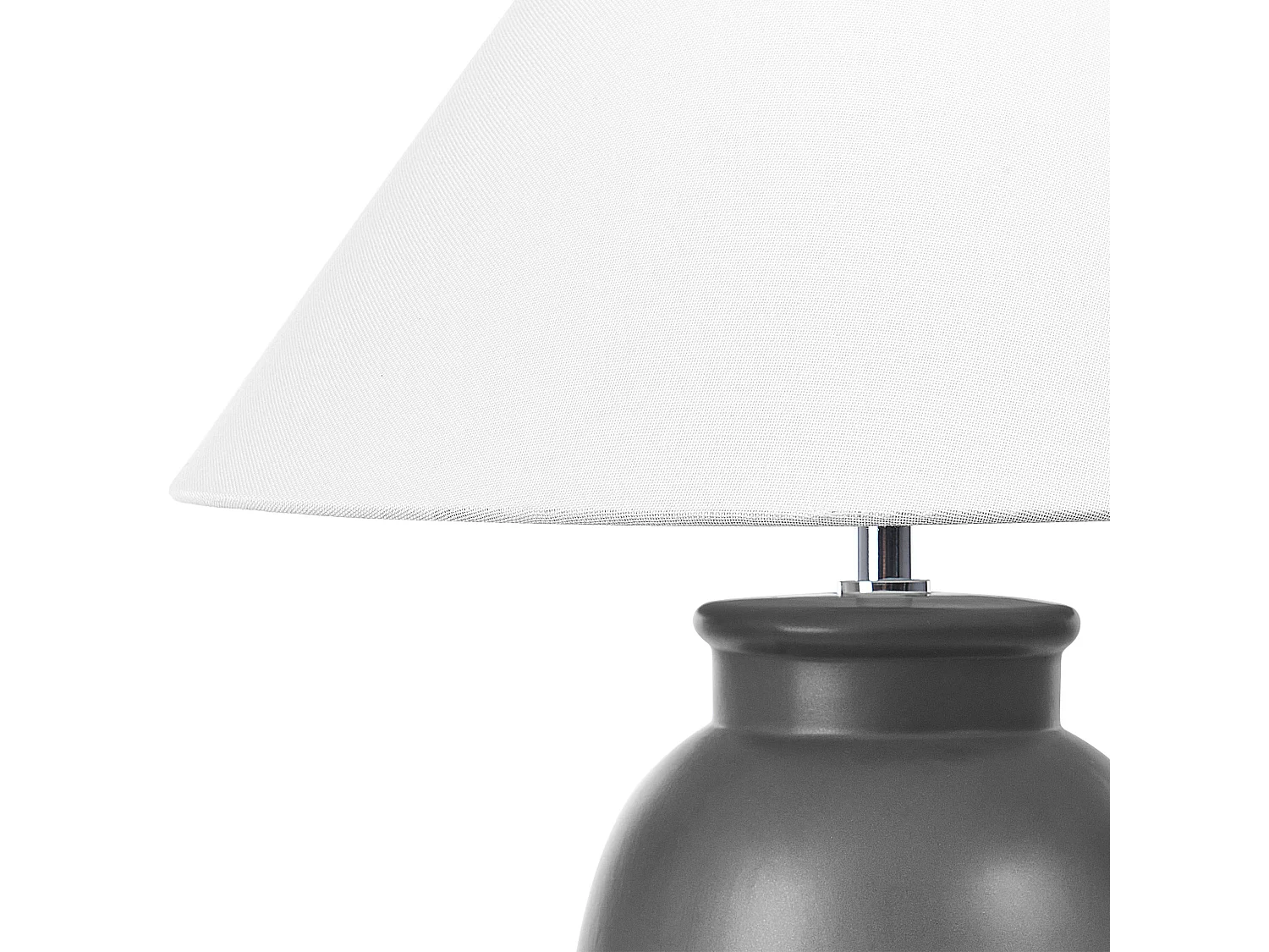 Tafellamp PATILLAS Keramiek Zwart