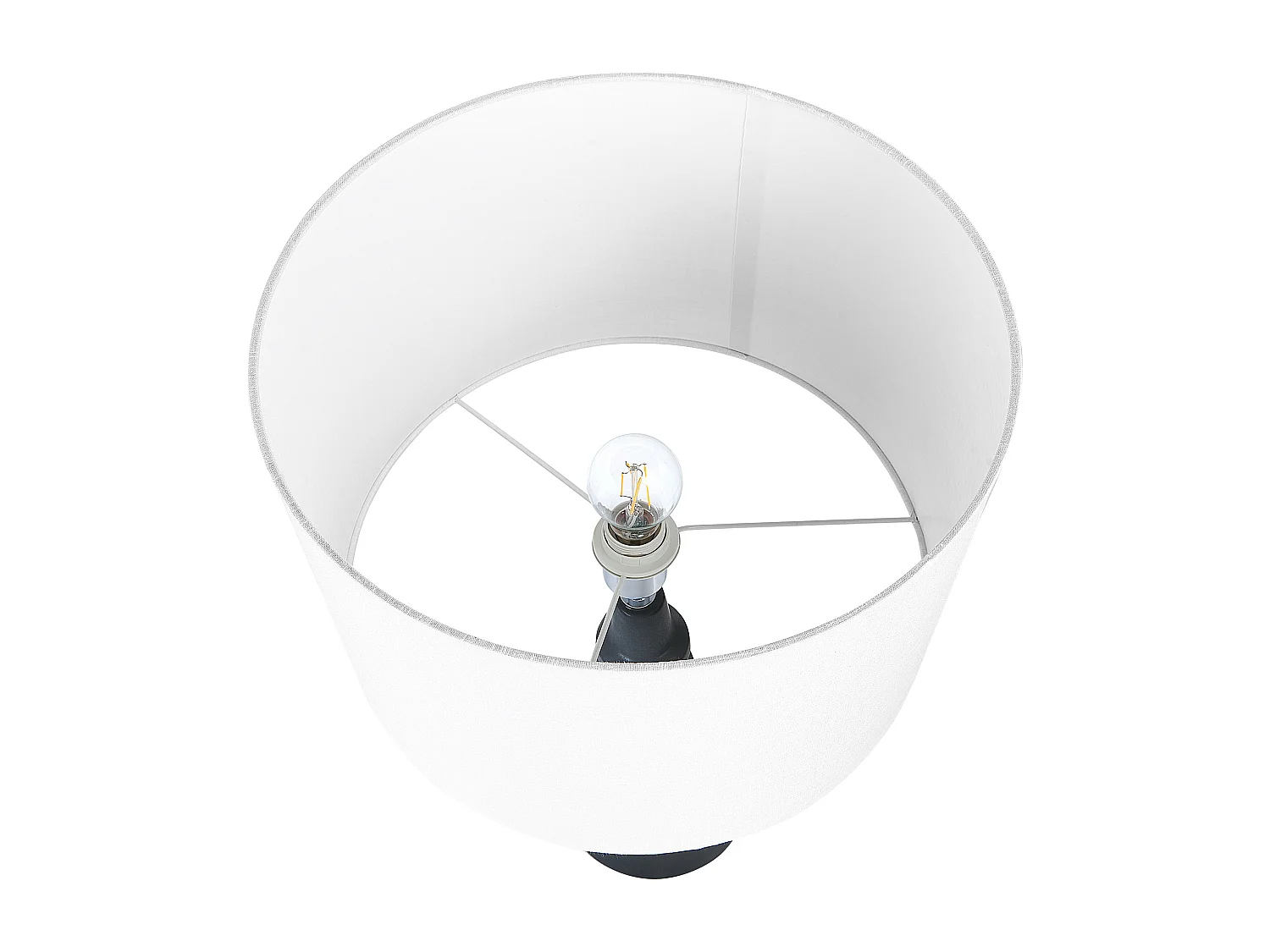 Lampe à poser CERILLOS Céramique Noir